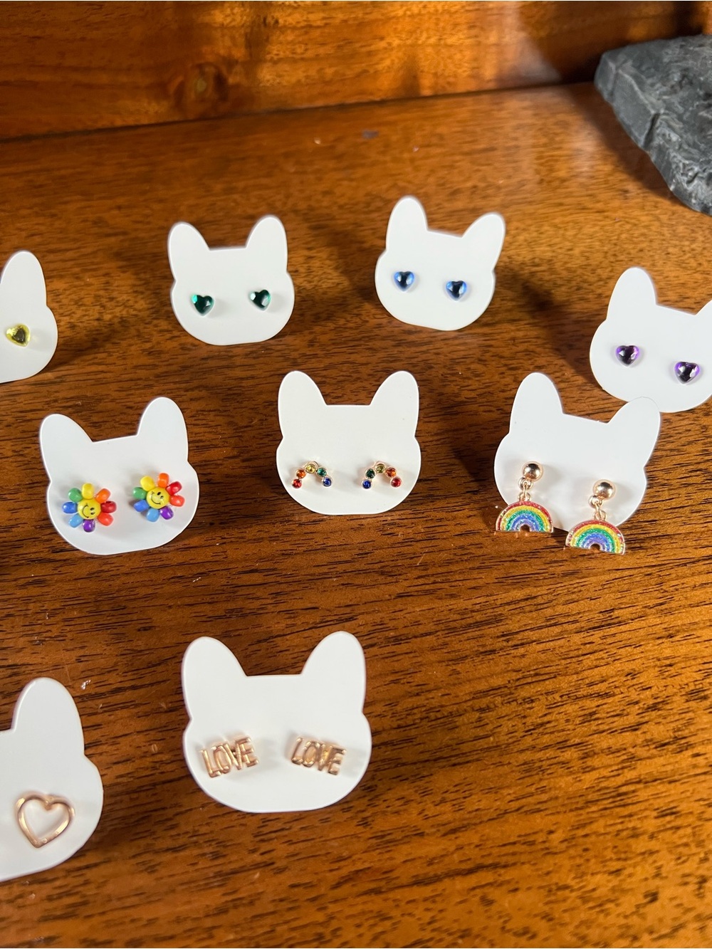 13pc Rainbow Earring Bundle Set - Picture 4 of 4